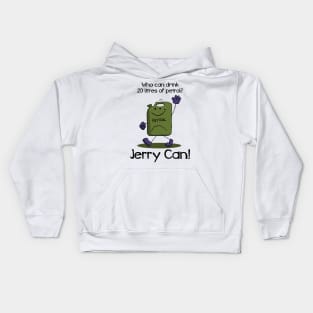 Jerry Can Petrol Joke Kids Hoodie